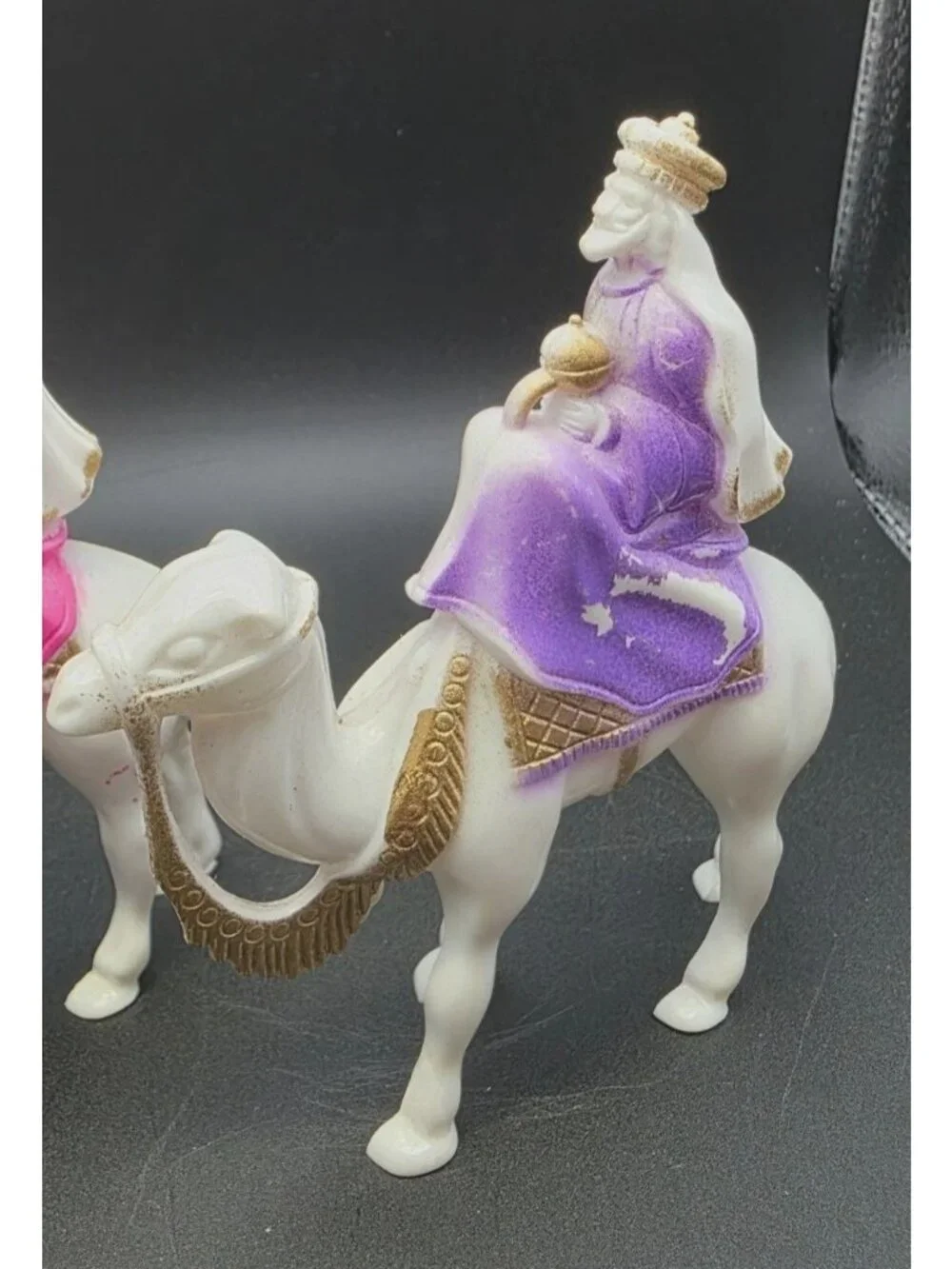 Vintage MCM Bradford Plastic Three Wiseman Christmas Figurines